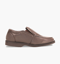 Leather Wide Fit Slip On Shoe - MJ542